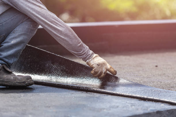 Professional Emergency Waterproofing technician working in Westphalia, MI